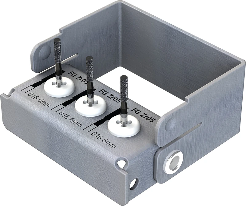 Intensiv ZirconCut  Packung  3 Stück FG, Zylinder flach 90°, 6 mm, ISO 016