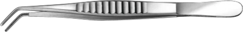 Pinzetten nach De Bakey  Stück  15 cm, gebogen
