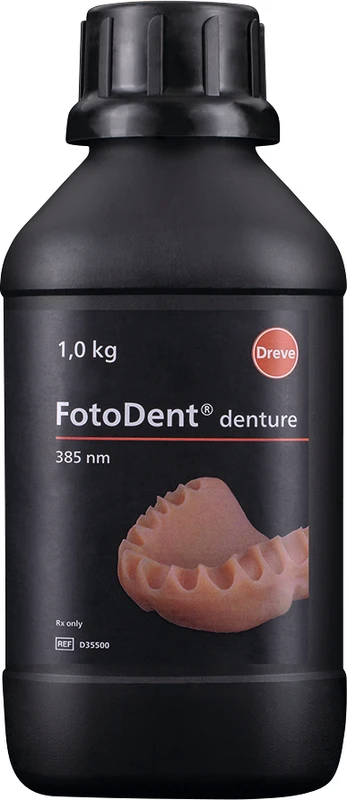 FotoDent® denture  Flasche  1 kg 385 nm, rosa-opak