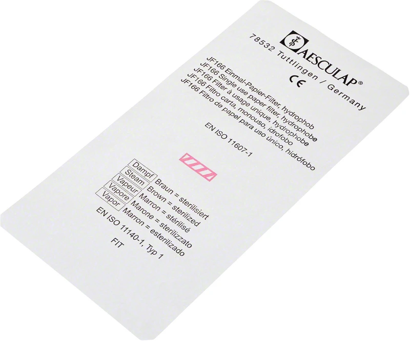 Papierfilter  Packung  100 Stück 118 x 235 mm, JF166