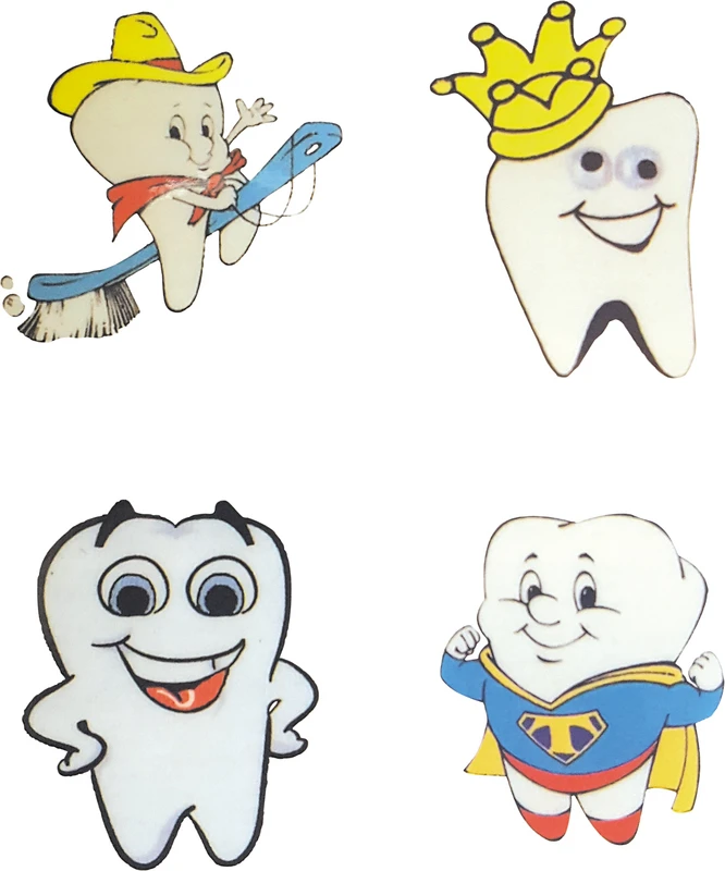 Tattoos Zahn  Packung  144 Stück