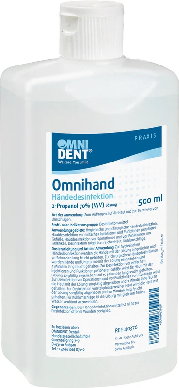 Omnihand  Eurospenderflasche  500 ml