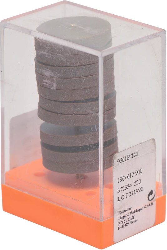 Modellgusspolierer 9561  Packung  10 Stück unmontiert, braun sehr hart, Figur 372, 3 mm, ISO 220