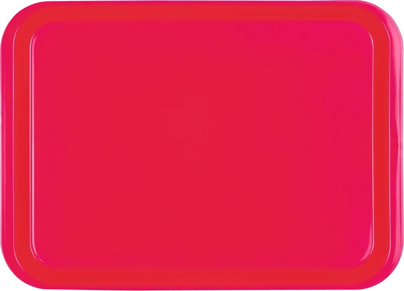 B-Lok Tray  Stück  Tray 34 x 24,5 x 2,2 cm, ohne Einteilung neonpink