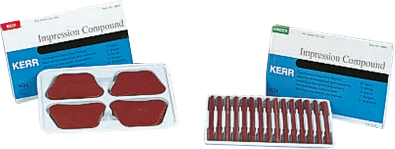 Impression Compound  Packung  15 Stangen rot