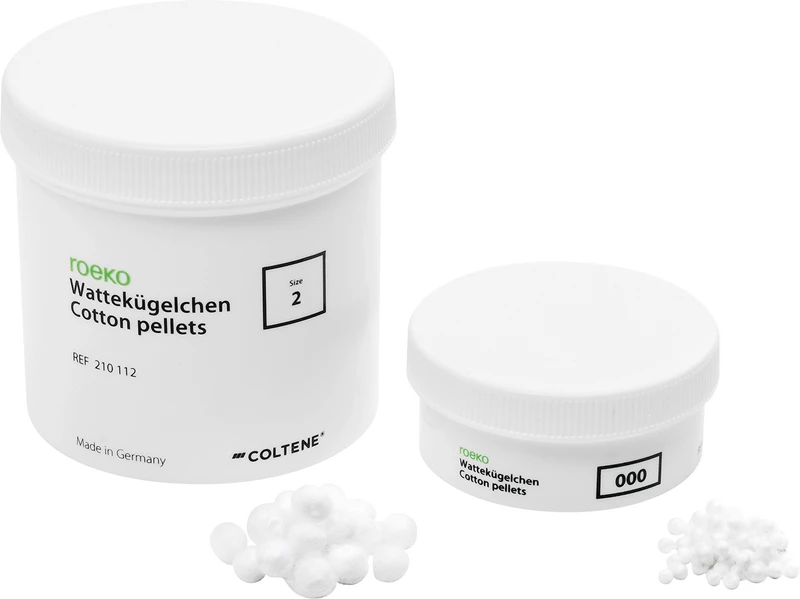ROEKO Wattekügelchen  Dose  10 g Ø 6,3 mm, Größe 1