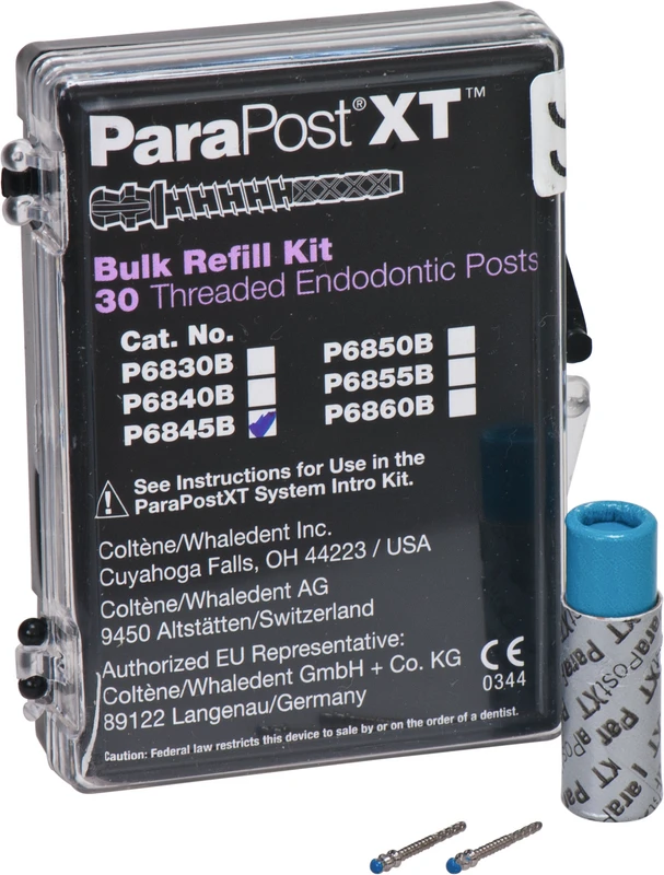 ParaPost® XT Titanstifte  Nachfüllpackung  30 Stück Ø 1,14 mm, blau