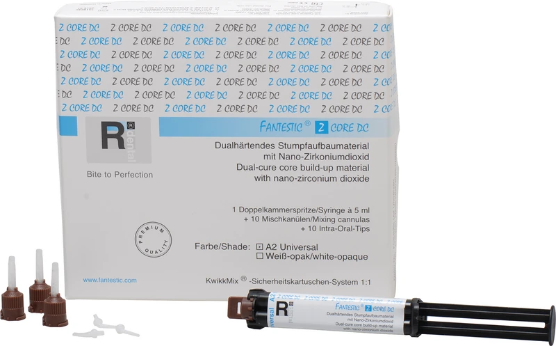 FANTESTIC® Z CORE DC  Packung  5 ml KwikkMix Doppelkammerspritze A2, Zubehör