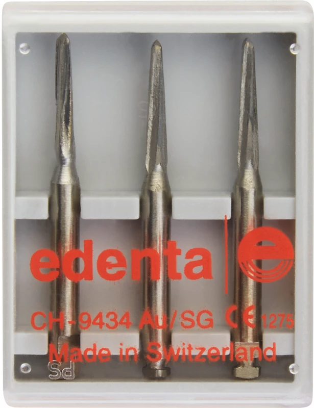 Chirurgie Knochenfräser nach Lindemann RF161  Packung  3 Stück RAL, Figur 408, 9 mm, ISO 016