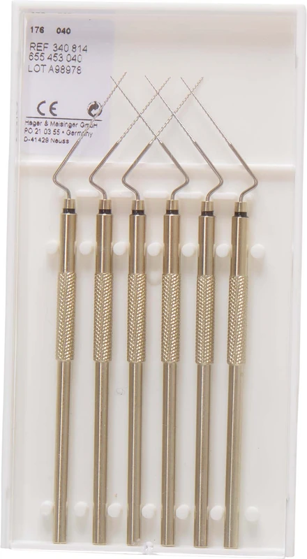 Hedstroemfeilen 176  Packung  6 Stück 22 mm ISO 040