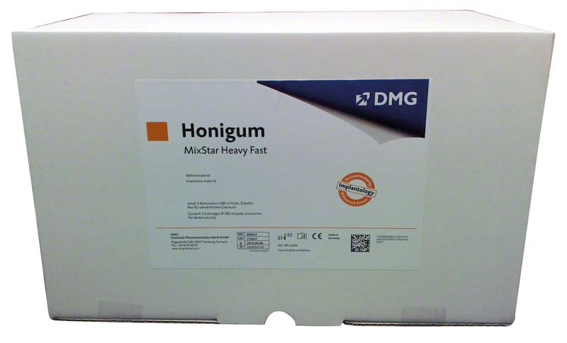 Honigum Mixstar Heavy  Vorteilspackung  5 x 380 ml Doppelkartusche Fast, Zubehör