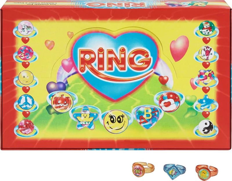 Ringe  Displaybox  72 Stück mit Märchenmotiven