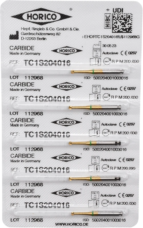 Rosenbohrer TC 1S  Packung  5 Stück RA, Figur 001, ISO 016