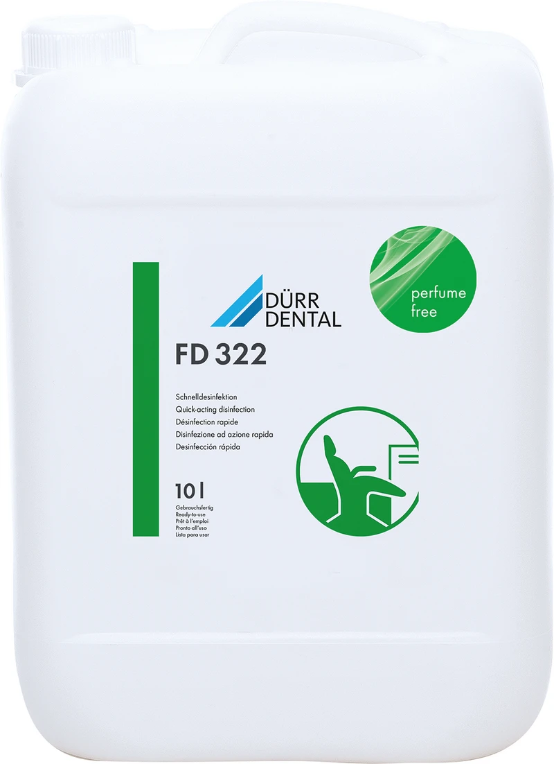 FD 322 Flächen-Desinfektion perfume free  Kanister  10 Liter