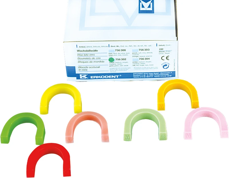 Wachsbisswälle  Packung  100 Stück hellgrün, mittel