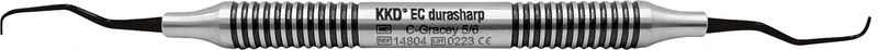 KKD® Easy Clean durasharp Gracey Kürette  Stück  Figur 5\6, für Prämolaren\Frontzähne, mit Metallgriff