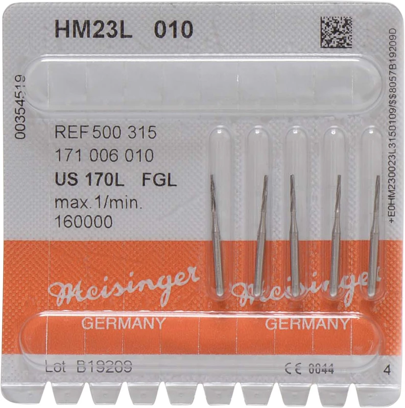 HM-Bohrer 23L  Packung  5 Stück FGL, Figur 171, 6,3 mm, ISO 010