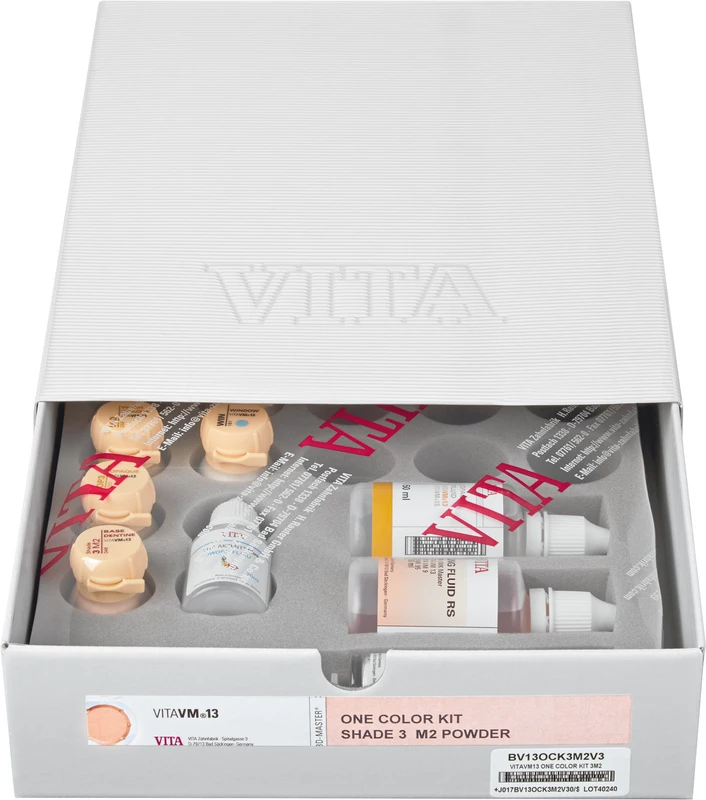 VITA VM® 13 3D-MASTER®  One Color Kit 3M2 Pulver  Einfarben-Sortiment