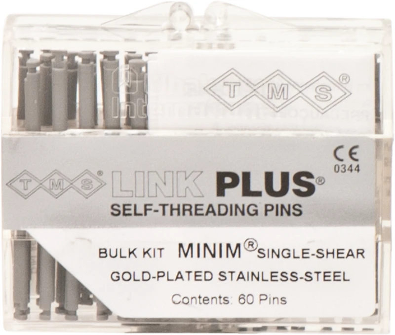 TMS® LINK  Bulkpackung  60 Einzelstifte, Minim silber EL722-60