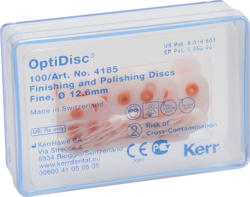 OptiDisc®  Nachfüllpackung  100 Stück unmontiert, orange fein, Ø 12,6 mm