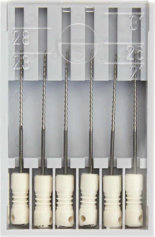 Hedströmfeilen 174  Packung  6 Stück weiß, 25 mm ISO 045