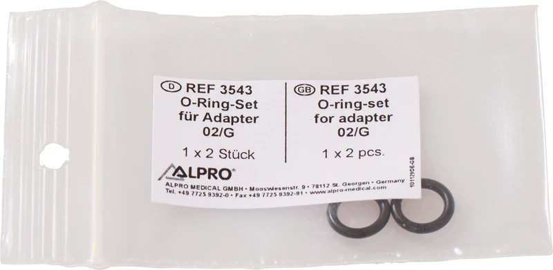 O-Ring  Set  2 Stück für Adapter 02\G
