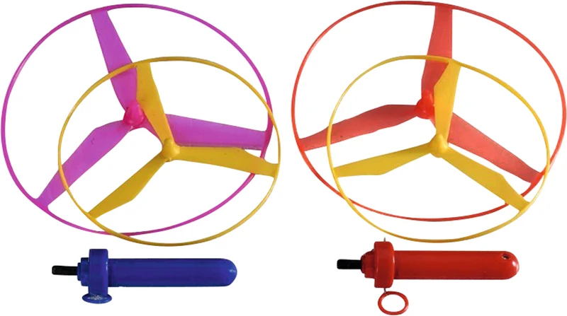 Fliegende Untertasse  Packung  24 Stück verschieden Farben, Größe 12 cm