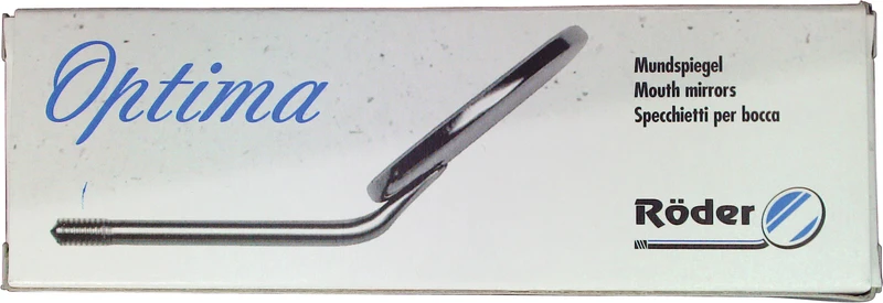 Mundspiegel Optima  Packung  12 Stück klar, hohl 6