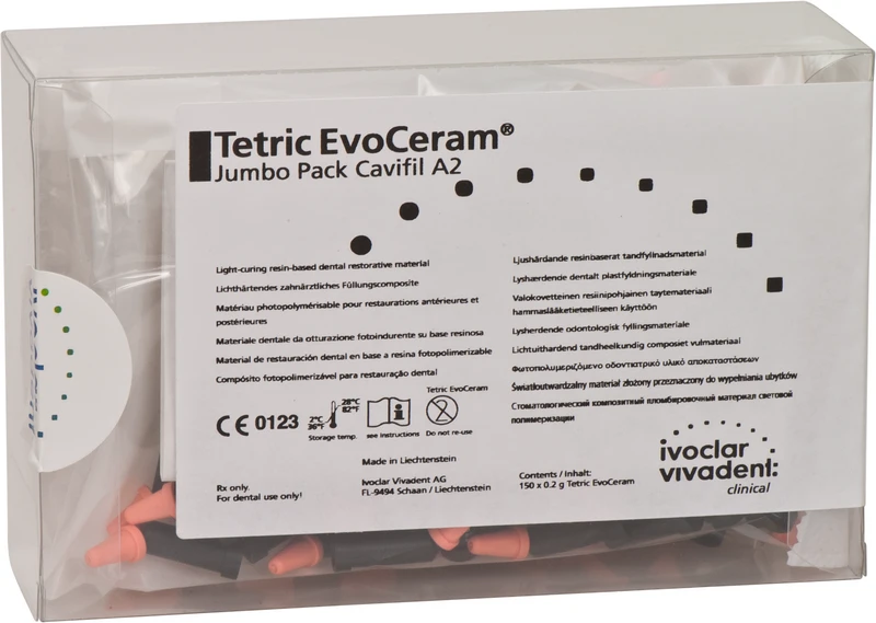 Tetric® EvoCeram  Jumbopackung  150 x 0,2 g Cavifil A2