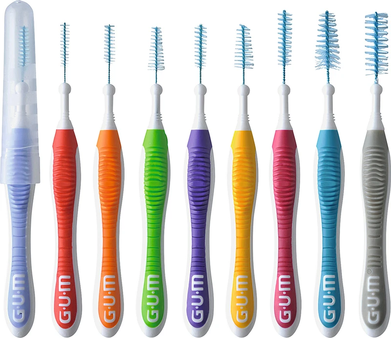 GUM® TRAV-LER® Interdentalbürsten  Blisterpackung  9 Stück sortiert