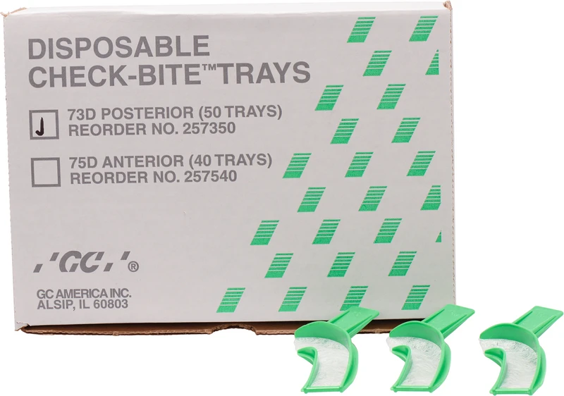 GC COE® Impression Tray Quetschbiß  Packung  50 Stück hinterer Zahnbereich, Nr. 73D