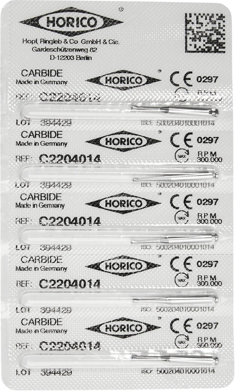 HM-Bohrer C2  Packung  5 Stück RA, Figur 001, ISO 014