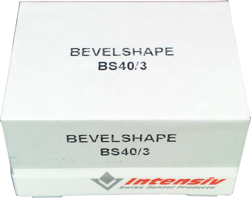Bevelshape  Packung  3 Stück einseitig diamantiert, Körnung 40 µm