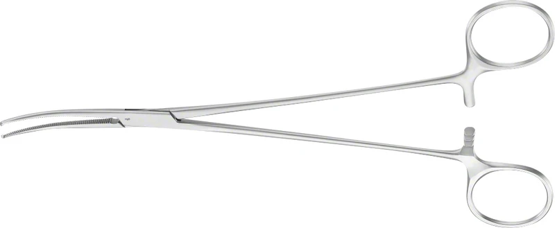 Arterienklemme nach Halsted-Mosquito   Stück  BH215R, 200 mm, gebogen