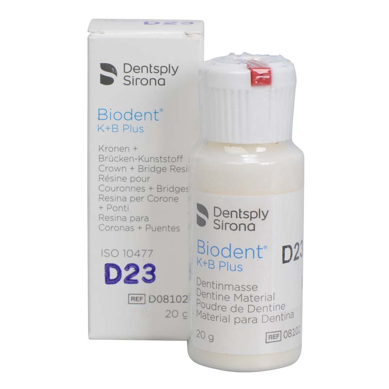 Biodent® K+B Plus Massen  Flasche  20 g Pulver dentin 23