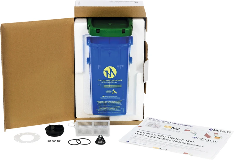Amalgambehälter  Set  1-Jahres-Wartungs-Kit mit Austauschbehälter MST1