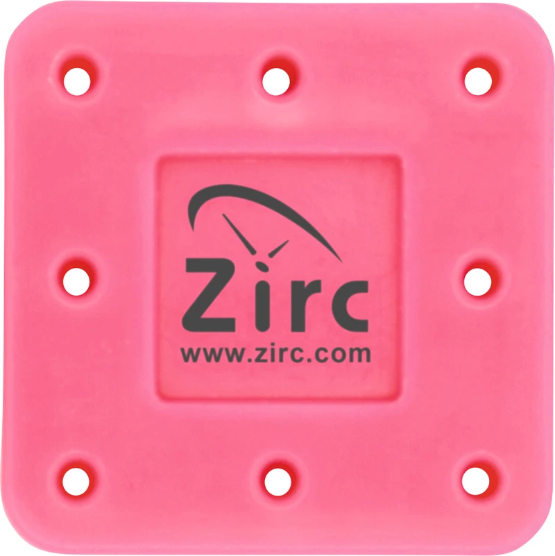 Bohrerständer  Stück  für 8 Instrumente, neonpink, 3,8 x 3,8 x 1,3 cm