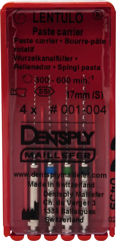 Wurzelkanalfüller   LENTULO®    Packung  4 Stück 17 mm, Gr. 1-4