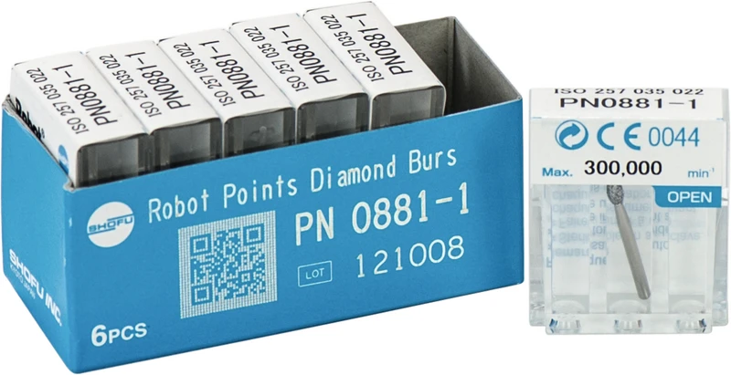 Robot Points FG  Packung  6 Stück FG, Figur Knospe, 3,5 mm, ISO 022