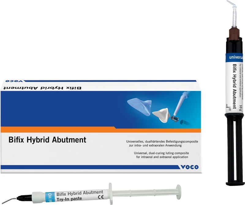 Bifix Hybrid Abutment  Spritze  10 g universal HO, QuickMix