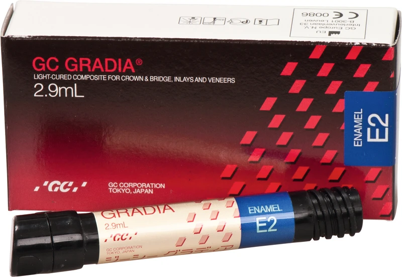 GC GRADIA®  Spritze  2,9 ml Paste enamel E2