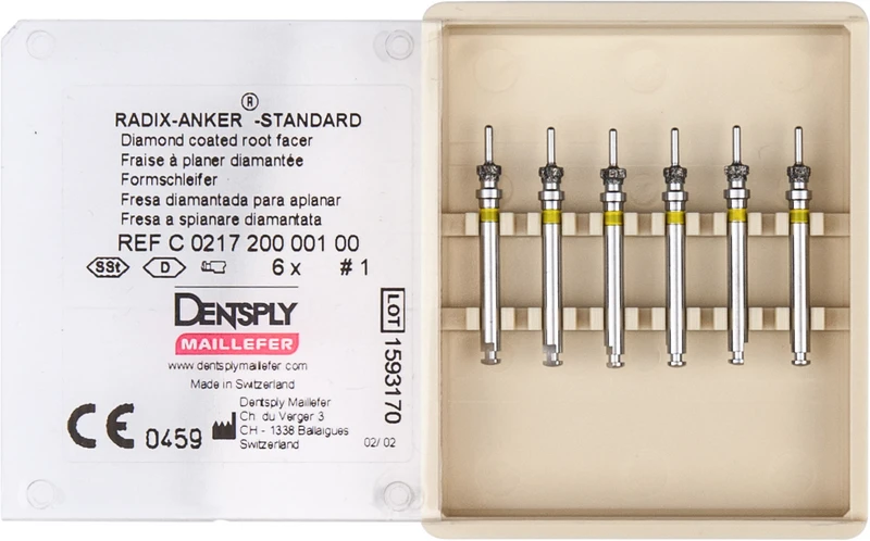 RADIX-ANKER-STANDARD  Packung  6 Stirnfräsen 1