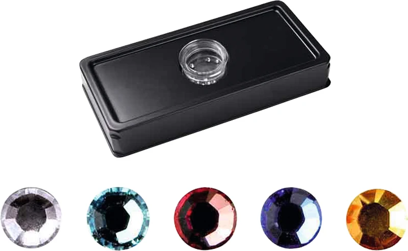 dental gems   Packung  5 Stück auqa marine, Ø 1,8 mm