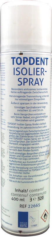 TOPDENT Isolierspray  Spraydose  400 ml