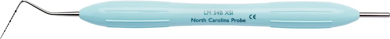 North-Carolina-Parodontometer   Stück  einendig, hellblau, LM-ErgoMax Griff