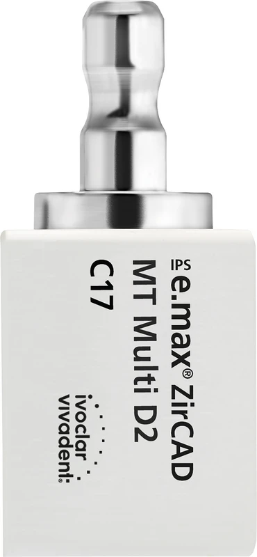 IPS e.max ZirCAD MT Multi for CEREC\inLab  Packung  5 Stück Gr. C17 D2