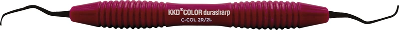 KKD® COLOR durasharp Universal Kürette  Stück  Figur 2R\2L, lila, mit ergonomischem Silicongriff