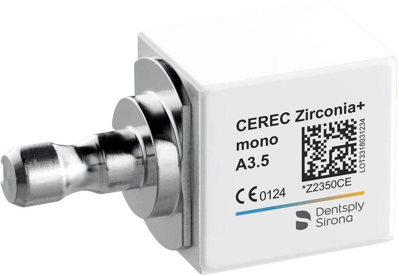 CEREC Zirconia+  Packung  3 Stück mono A3,5