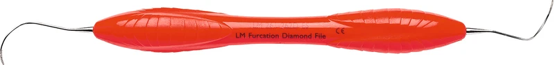 LM Diamantfeile\Furkationsfeile   Stück  rot, für Furkationen, LM-ErgoSense® Griff