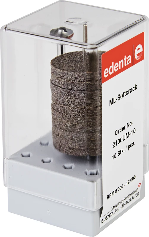 Softcrack  Packung  10 Stück unmontiert ISO 220, 1 Schraubmandrell HP ISO 080